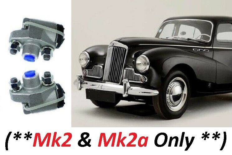 FRONT BRAKE WHEEL CYLINDERS x2 (Sunbeam Talbot 90) (Mk2 & Mk2a) (**From 1950- 54 Only**) 